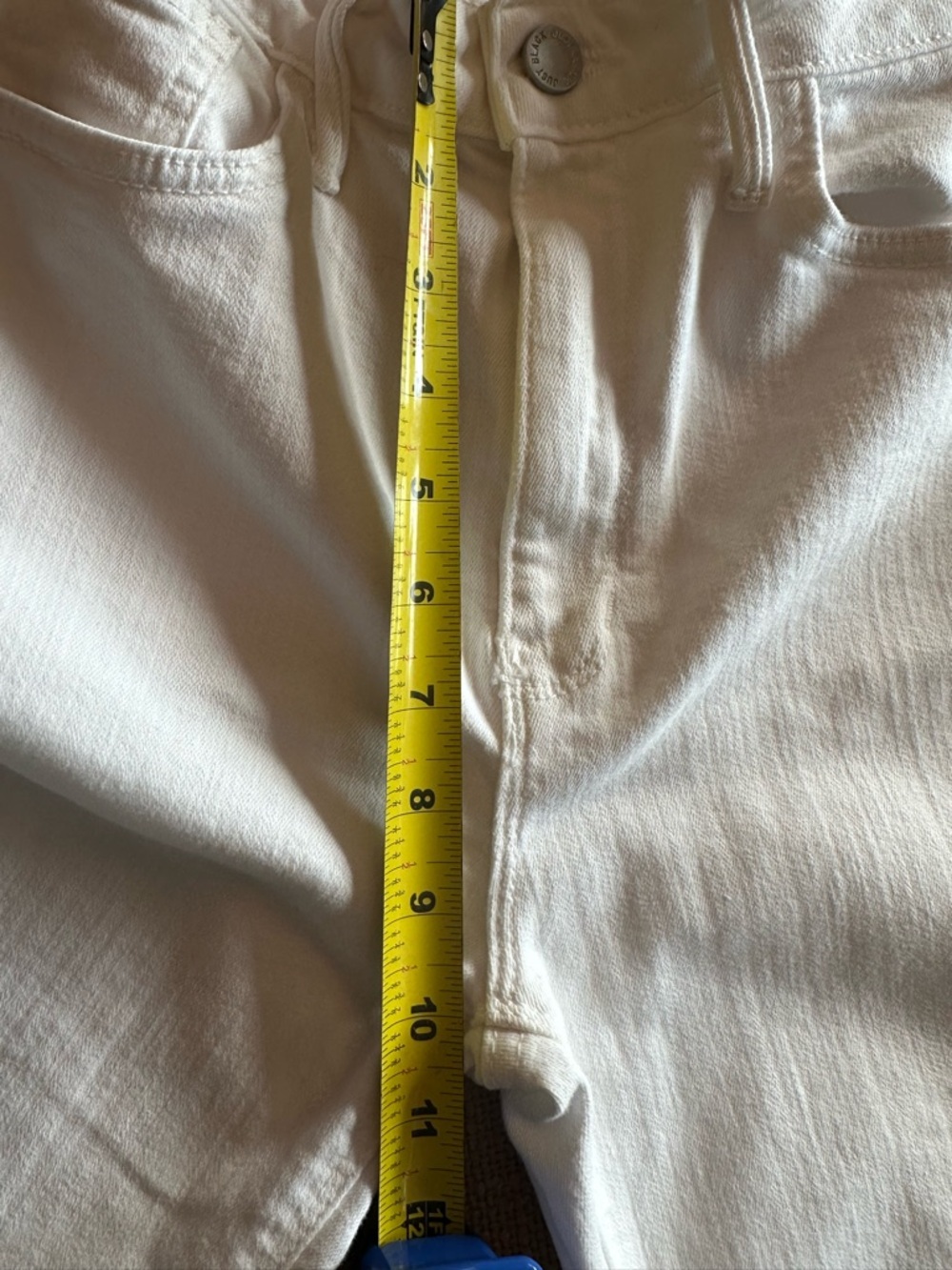 Just Black HR (High Rise) Crop Flare NWT - Picture 8 of 9